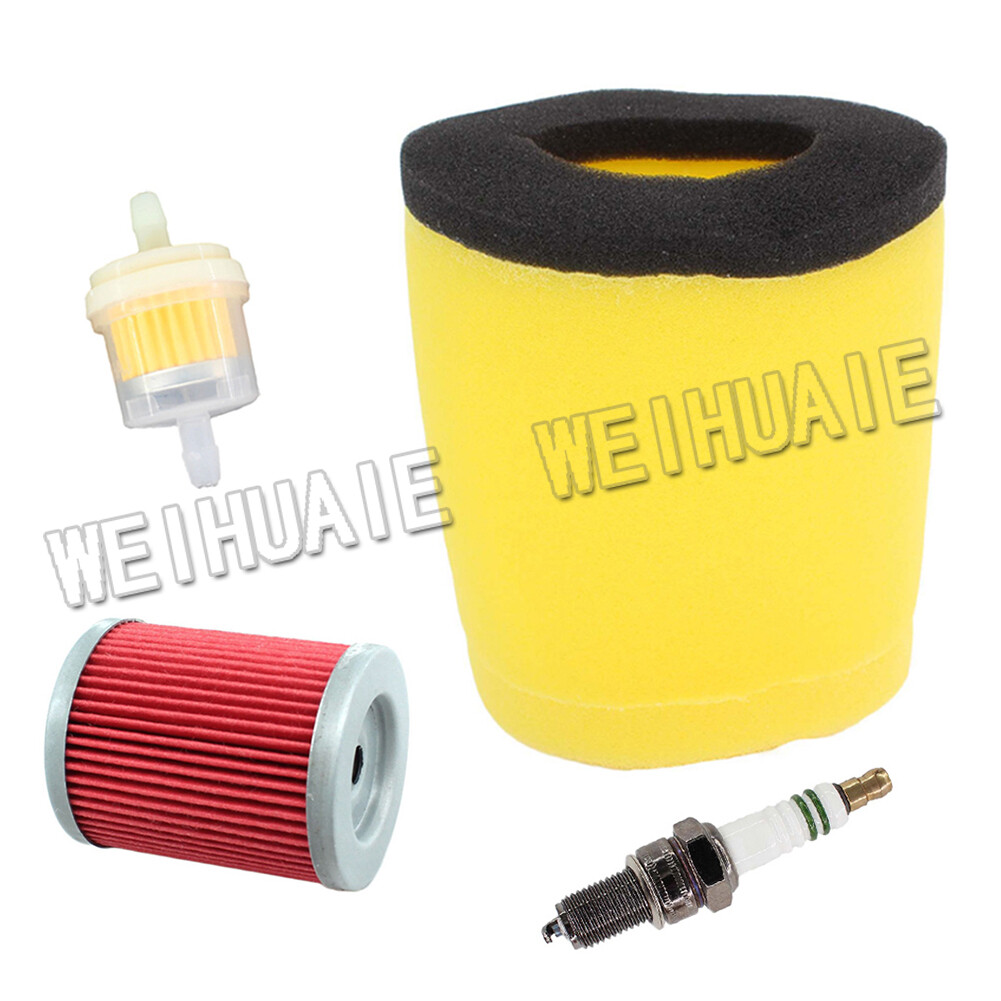 Air Oil Filter & Spark Plug For Suzuki Quadrunner 250 2x4 & 4x4 & King Quad 300