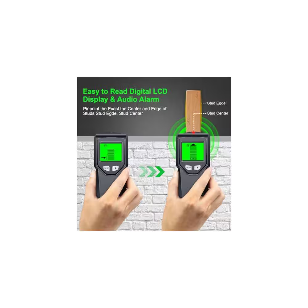 Stud Finder Wall Scanner 5 in 1 Tool with Intelligent Microprocessor Chip and HD