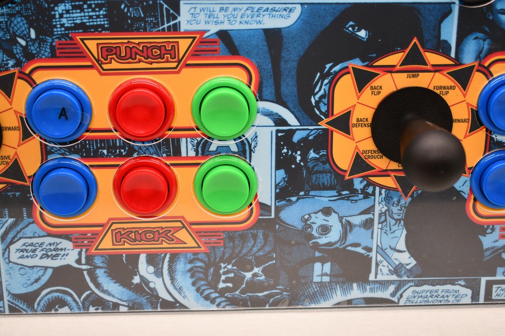 ARCADE1UP MARVEL SUPER HEROES CONTROL PANEL JOYSTICK With Protector!