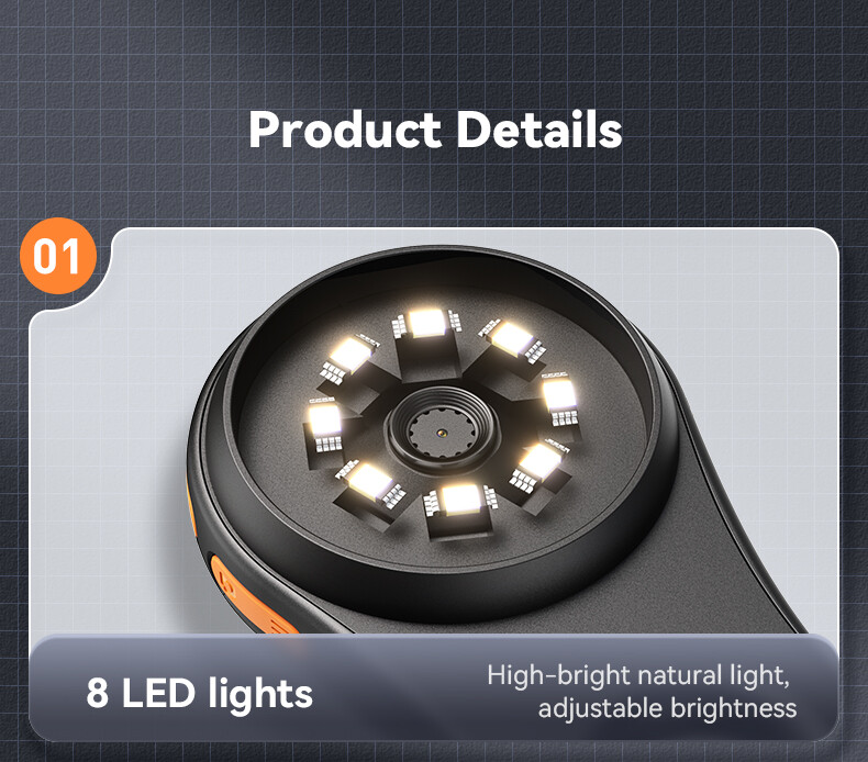 500X Digital Microscope 1080P 2.0inch Video Coin Microscop with Magnifying Glass