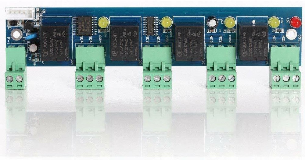 Enhanced Alarm Output Fire Control Expansion Panel Board For Access Controller