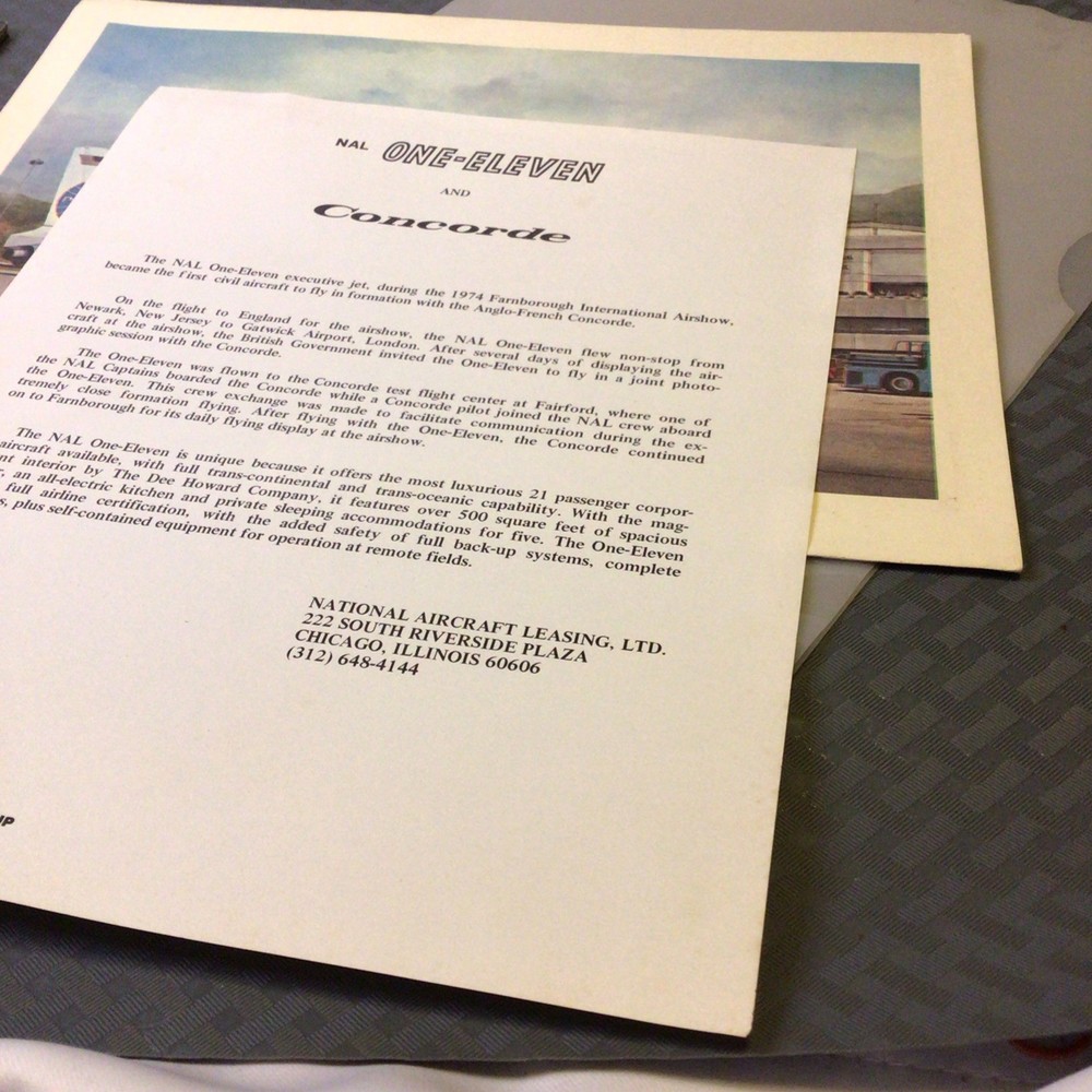 1980’S AVIATION MEMORABILIA