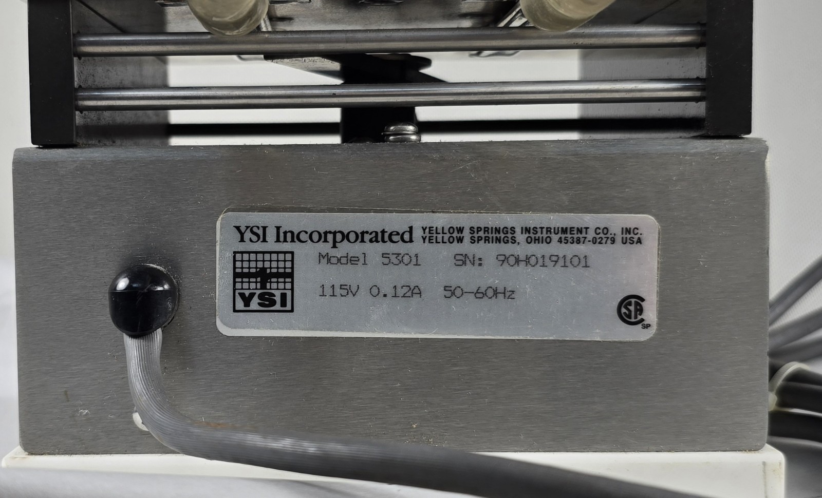 Yellow Springs YSI 5301 Thermostatic Bath Untested Powers On Glass Vials Intact