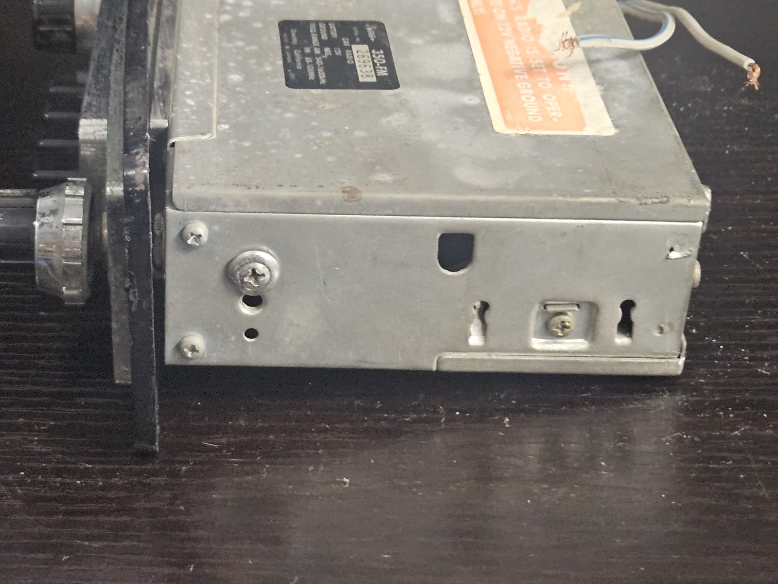 Vintage Boman Astrosonix 350-FM Car Radio AM/FM 12V Shaft Style Made in Japan