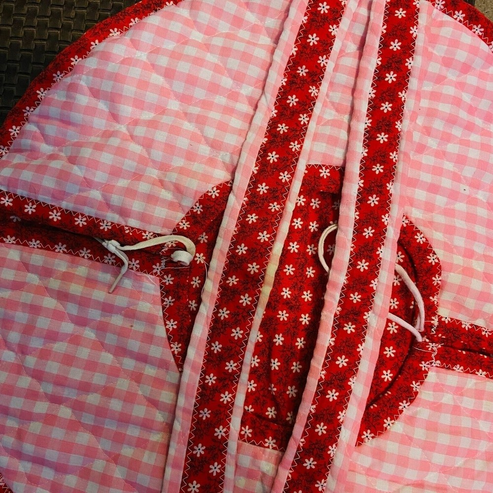 4263 Adjustable round Caserole Carrier quilted 17"