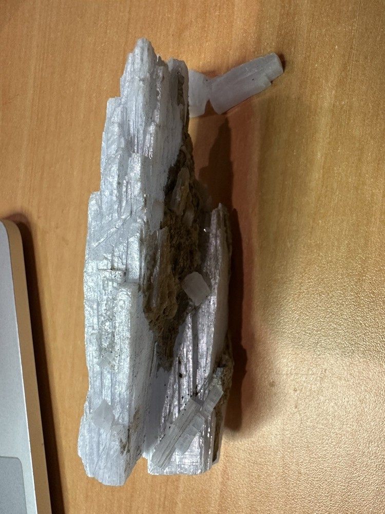 Anhydrite. Light Blue Gray Color.