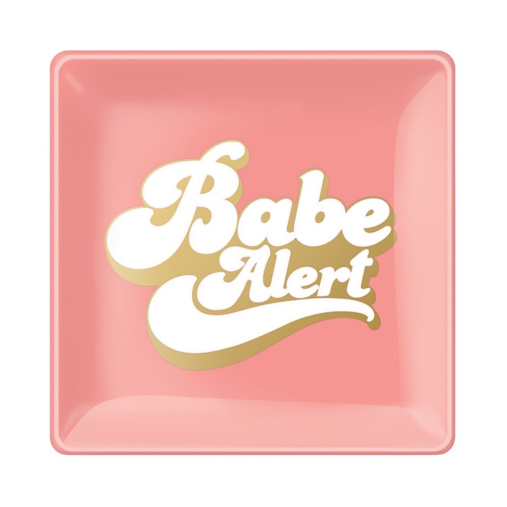 Fringe Studio Babe Alert Square Tray NWOB