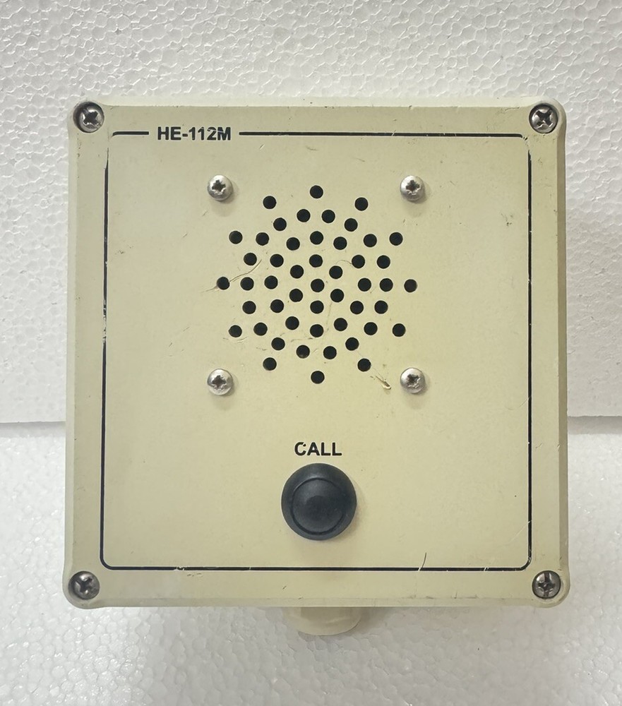 ZENITEL MARINE HE-112M WEATHERPROOF SUBSTATION WITH CALL BUTTON