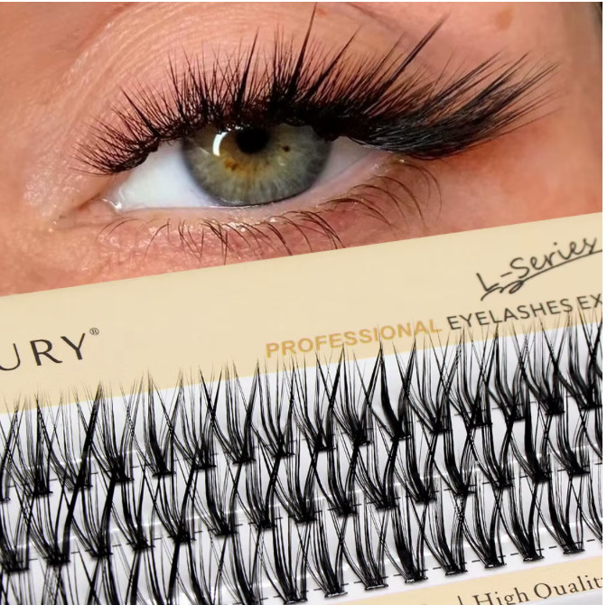 30D L Curl Lash Clusters Mixed 9-16mm Dramatic Lift
