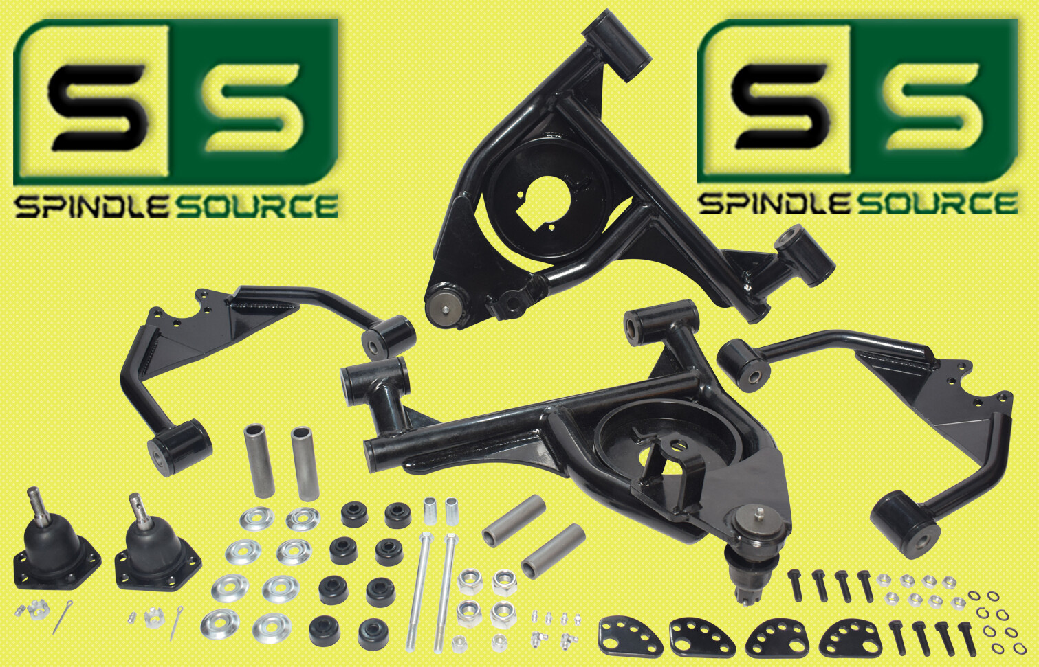 4" Drop Control Arms (Uppers AND Lowers) FOR 1999 - 2006 Silverado / Sierra 2WD