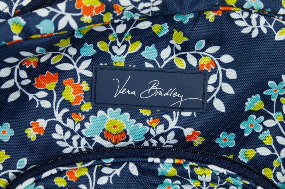 Vera Bradley Blue White Flower Pattern Small Kids Backpack