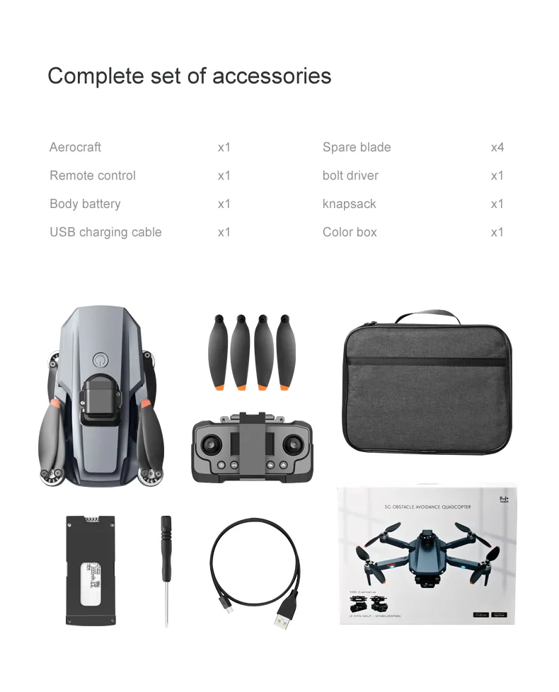ISPEKTRUM RG101 Pro Drone 8K Camera 2-Axis Gimbal 360 Obstacle Avoidance