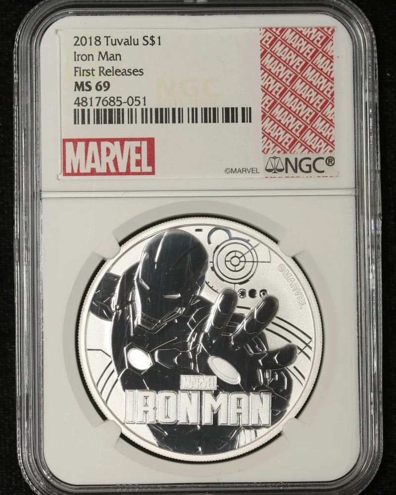 2018 NGC MS69 First Releases Iron Man