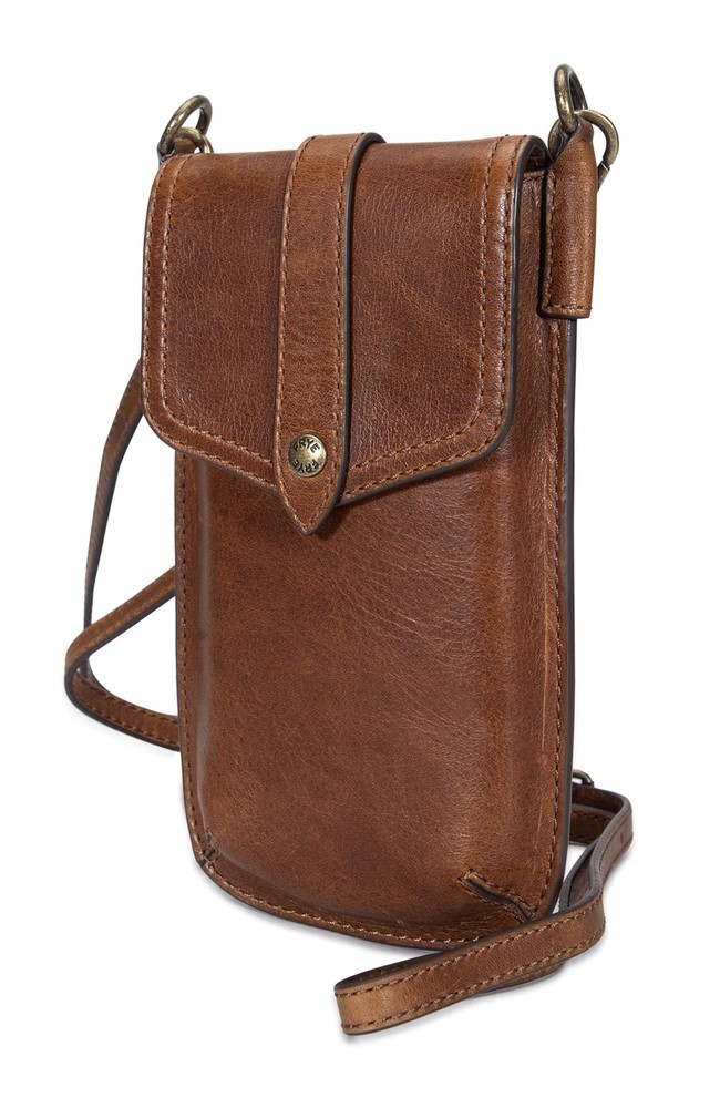 MELISSA PHONE POUCH One Size, Cognac