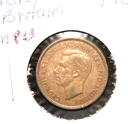 Great Britain 1937 farthing KM 843 AU
