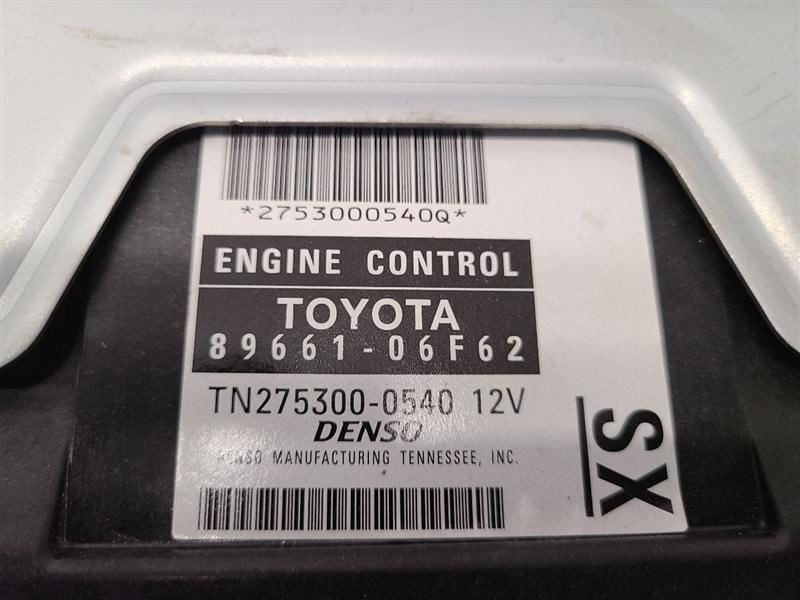 07 TOYOTA SOLARA Engine ECM Electronic Control Module By Glove Box