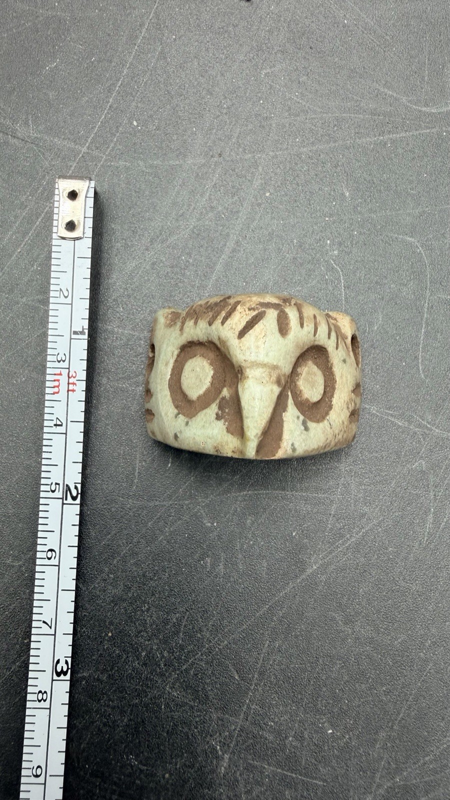 Blue Calcite Xicuco Alien Bead Tula Mexico Anunakki Ancient Alien Ojuelos