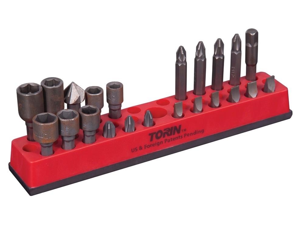 Torin Tool Storage Organizer: Magnetic Caddy Hex Bit Rack for Keeping Hex Bits