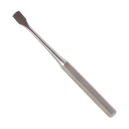 Key Periosteal Elevator, 7.5", Curved, Sharp, 1/2" Wide Blade, Premium