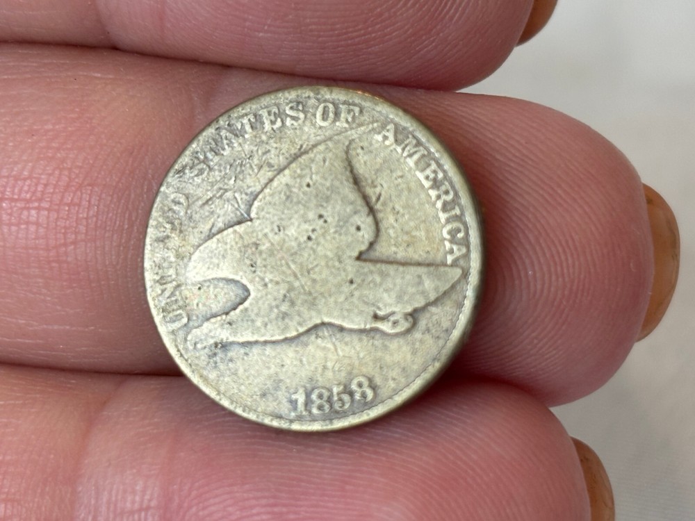1857 & 1858 Flying Eagle One Cent Penny