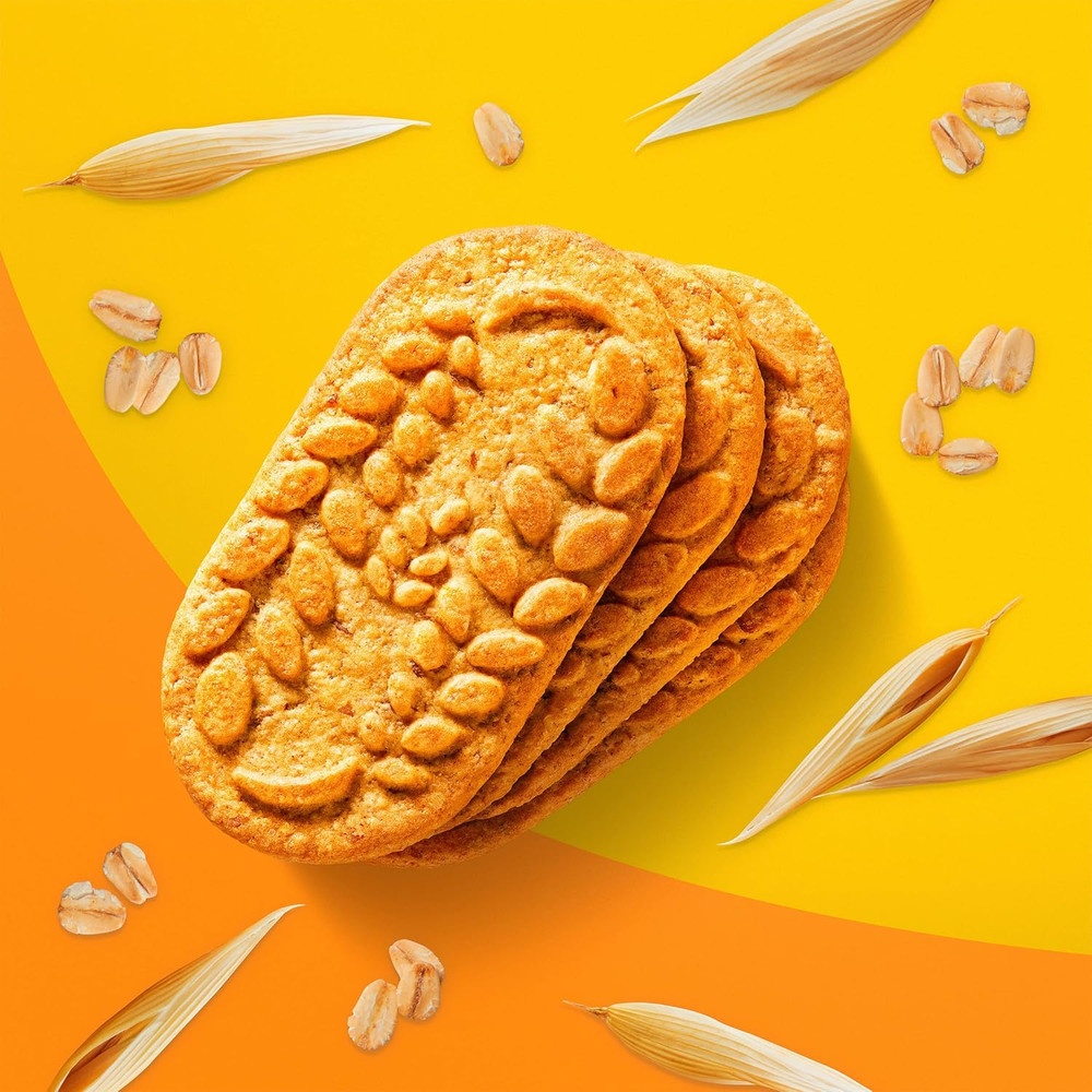 Breakfast Bars Biscuits, Golden Oat, Value Pack, 12 Packs (4 Biscuits per Pack)