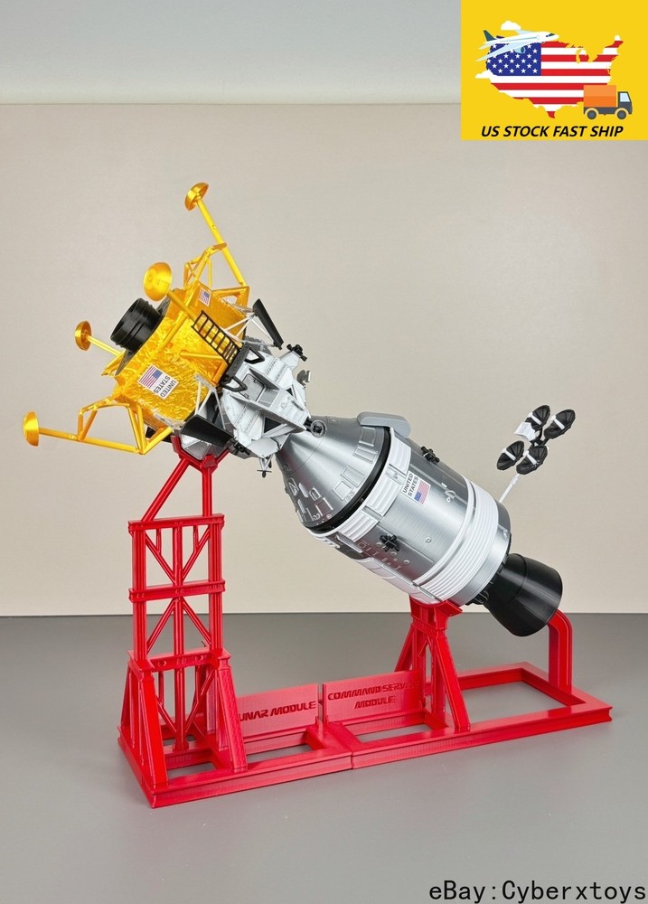 1/48 NASA Apollo Command Service Module CSM Lunar Module LM Model Finished Set