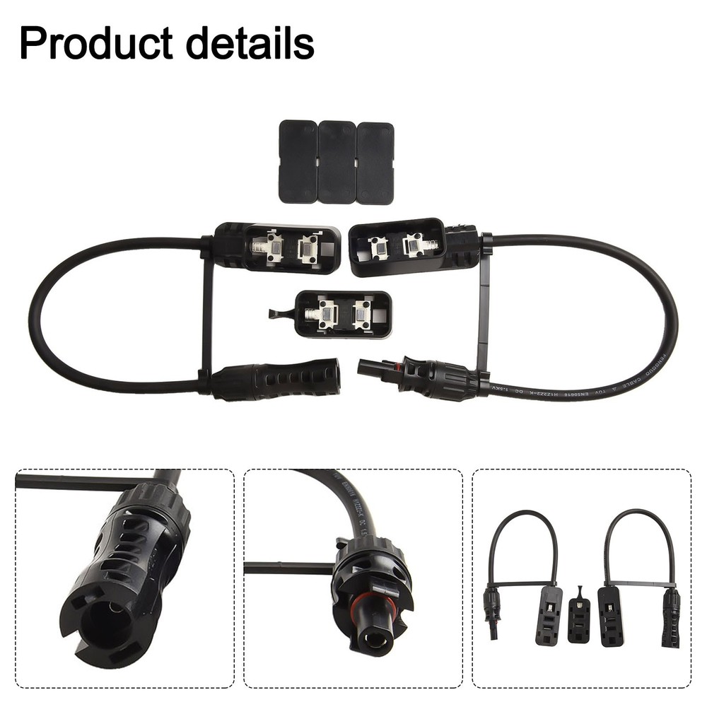 Solar Panel 3-split Junction Box 1500V/30A IP67 photovoltaic Module Confluence