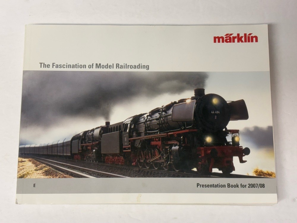 Marklin Catalog Presentation Book for 2007/2008