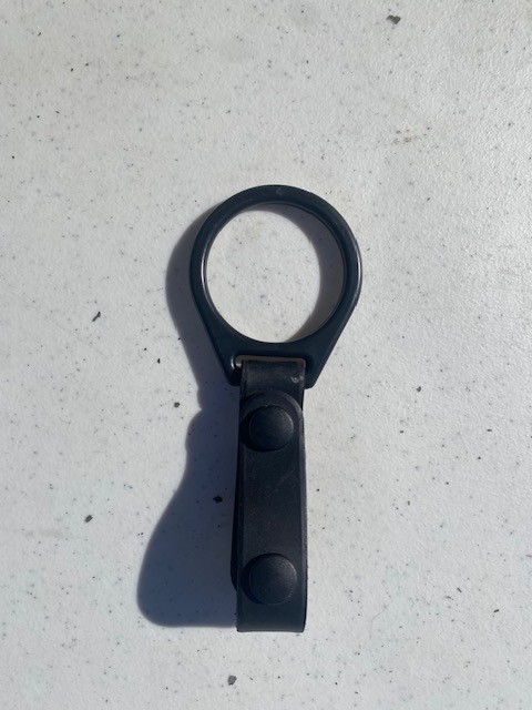 Duty belt baton holder