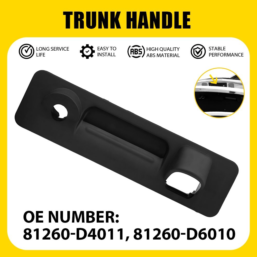 Outside Trunk Lid Lock Tailgate Handle Release Handle for 2016-20 Kia Optima SMD