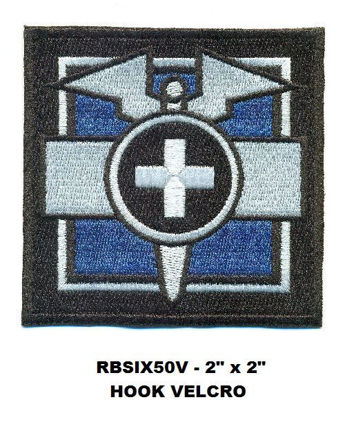 RAINBOW SIX - DOC PATCH - 2" VEL-KRO - RBSIX50V