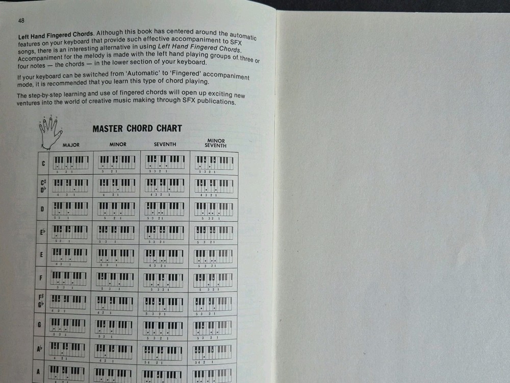 Start Playing Keyboard The SFX Tutor - Sheet Music Book