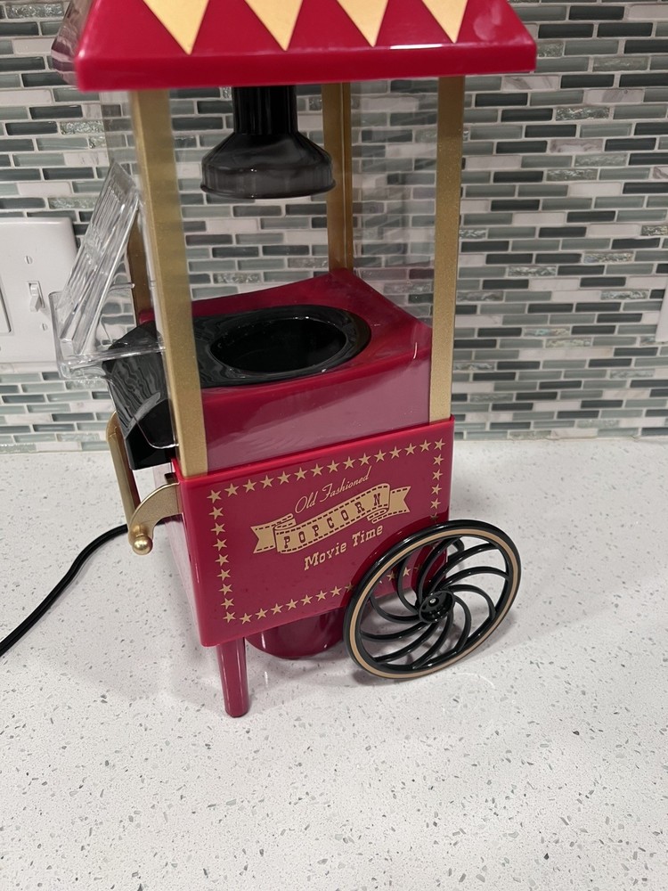 Vintage style Brookstone Popcorn Machine (open box)