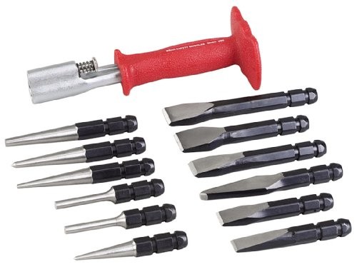 4605 Quick Change Punch and Chisel Set - 13 Piece