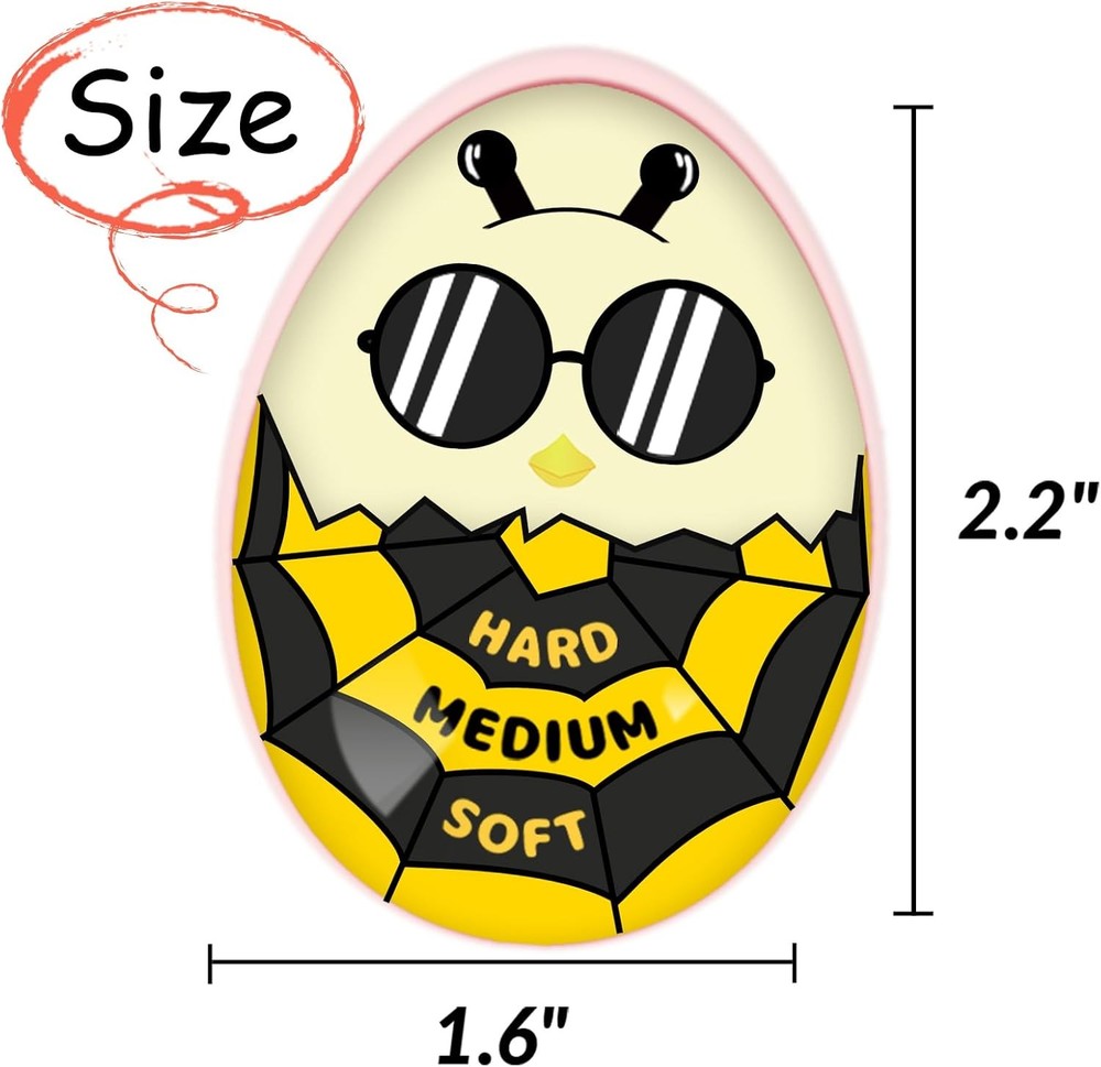 Egg Timer Soft Hard Boiled Egg Boiler Timer That Changes Color When Done