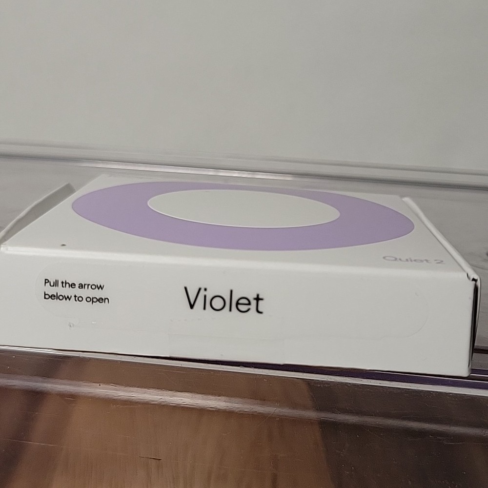 Noise Reduction Loop Quiet 2 (24dB) Reusable Earplugs ~ Violet ~ OPEN BOX