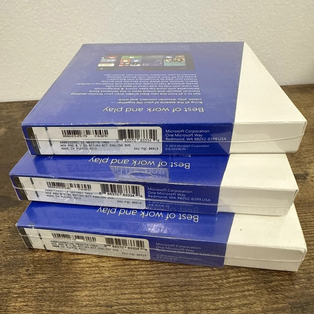 Microsoft Windows 8.1 Pro Full Version for Windows - FQC-06913