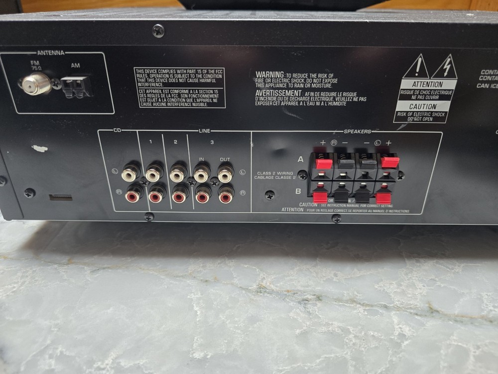 Yamaha R-S202 Stereo Receiver Bluetooth Tested Working w/ Remote Control Bundle