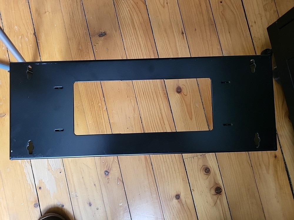 19" FOUR Space 4U Steel Wall Mount Hinged Swing Out Patch Panel Bracket 6" Depth