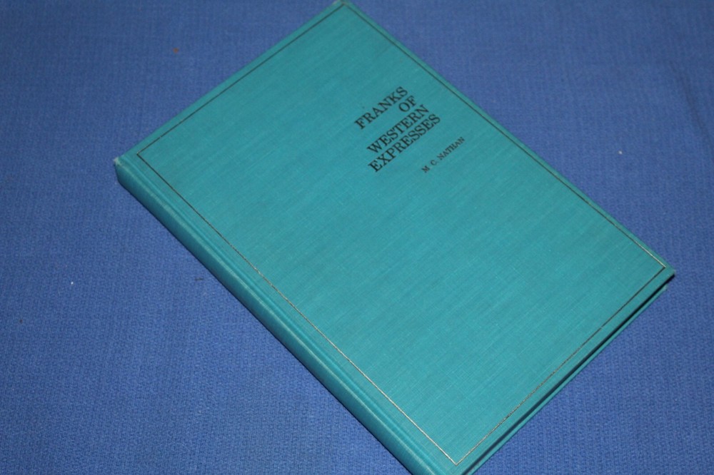 Franks of Western Express Nathan  BlueLakeStamps Classic info!