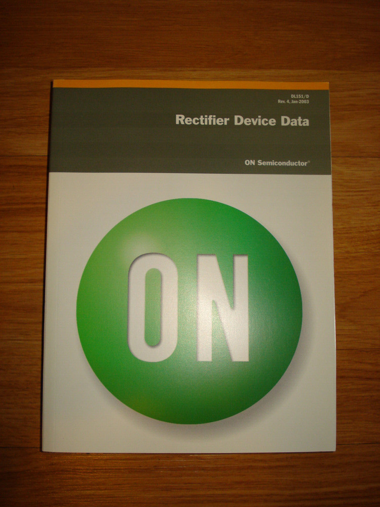 ON Semiconductor Rectifier Device Data Databook, Jan 2003