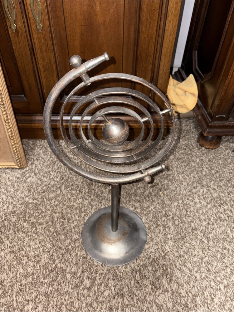 Vintage steel Armillary