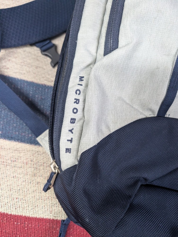 The North Face Microbyte Backpack Teal Blue Laptop Bag
