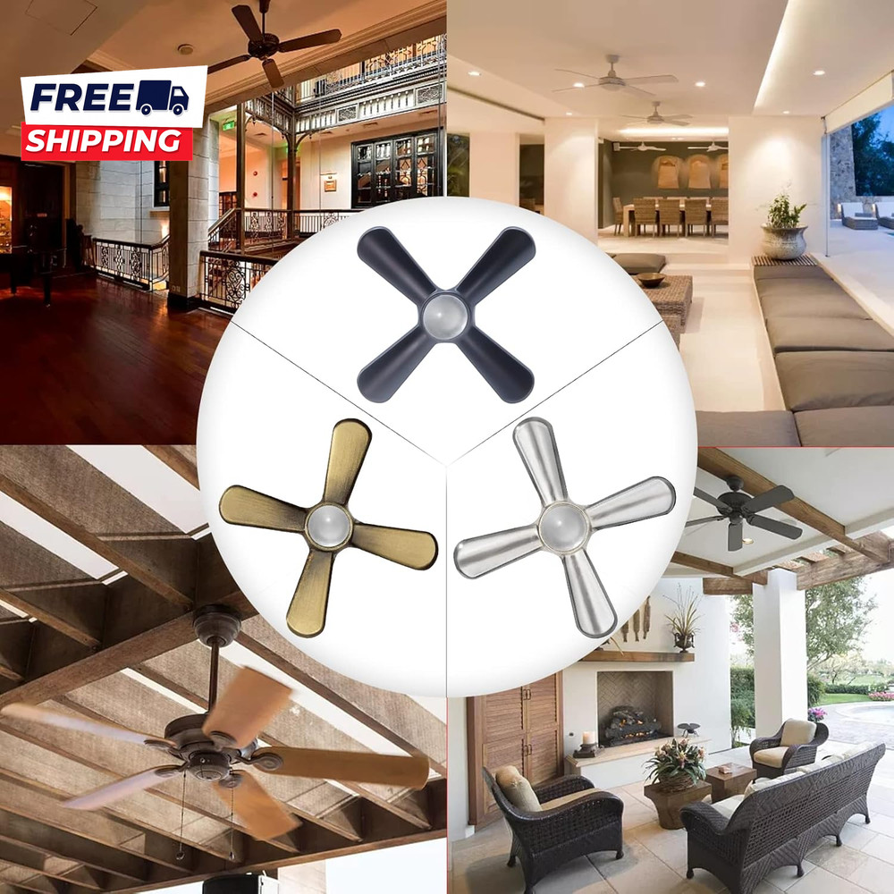 Black Ceiling Fan Pull Chain Set 2Pack 3Mm Diameter Beaded Fluorescent Decorati