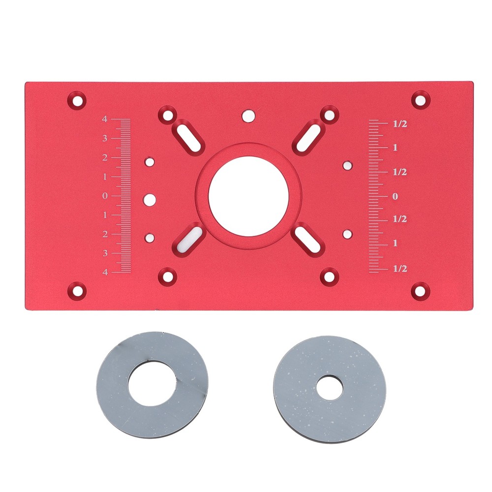 Router Table Insert Plate Lift System Base Board Accessory For Woodworking Red
