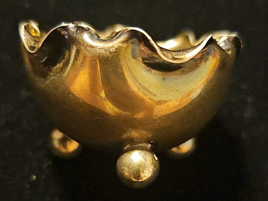 Solid Sterling Silver Salt Cellar, England