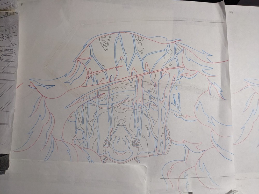 ULTIMATE AVENGERS animation Cel CHITAURI Production Art MARVEL Comic Book UV2