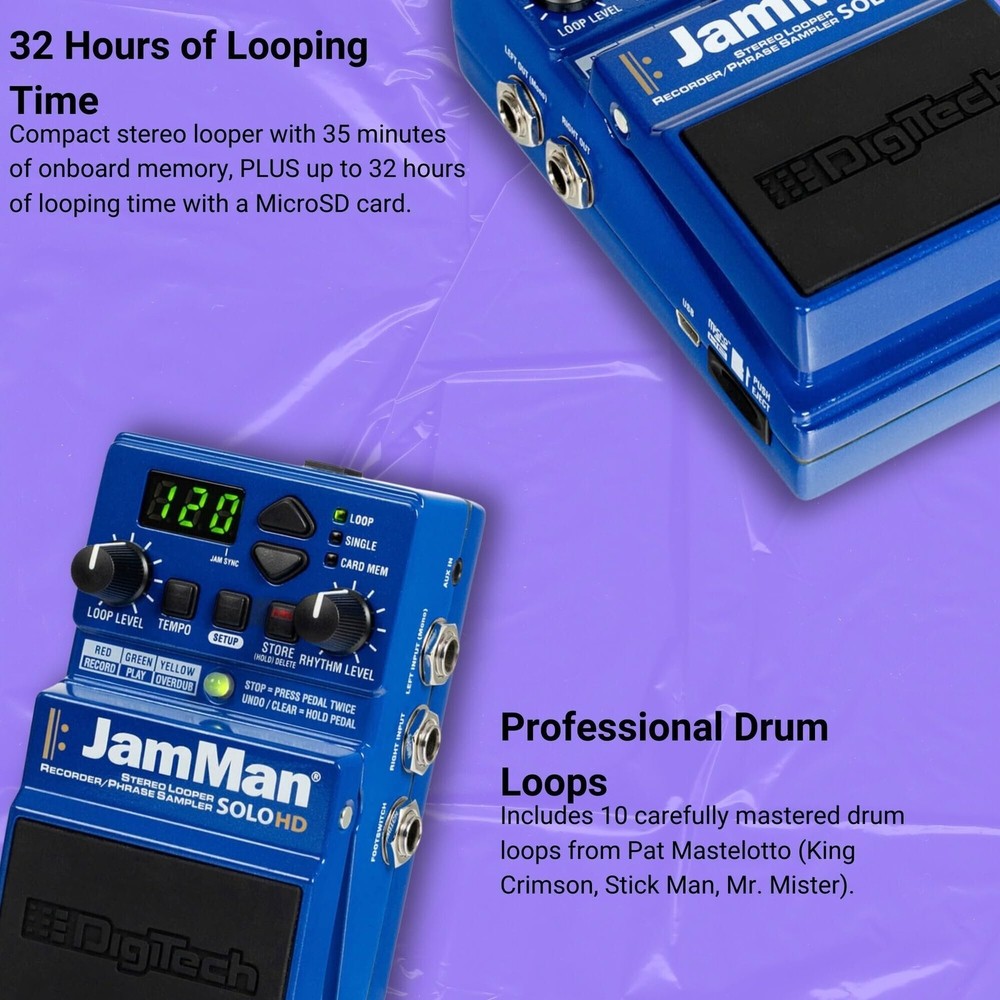 Digitech JAMMAN-SOLO-HD JamMan® Solo HD