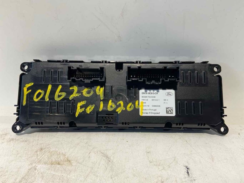 Used A/C Selector Switch fits: 2019 Ford Ecosport automatic temperature control