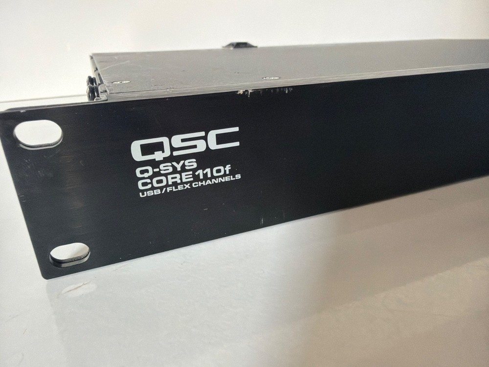 QSC Q-SYS Core 110f USB/Flex Channels